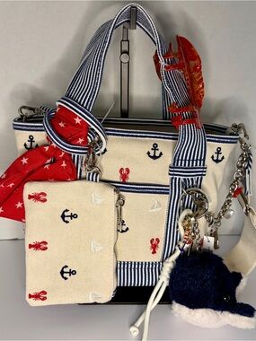 NWT Madden Girl mini tote with nautical theme